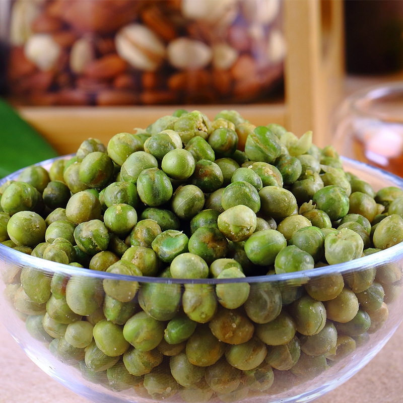 三只松鼠蒜香豌豆205g袋青豆仁香酥青豆休闲零食三只松鼠蒜香豌豆205g