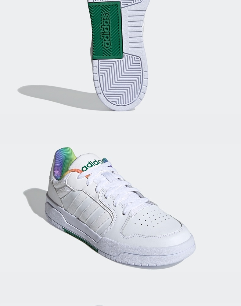 阿迪达斯官网 adidas neo entrap 男鞋低帮休闲篮球鞋h01051 白 45