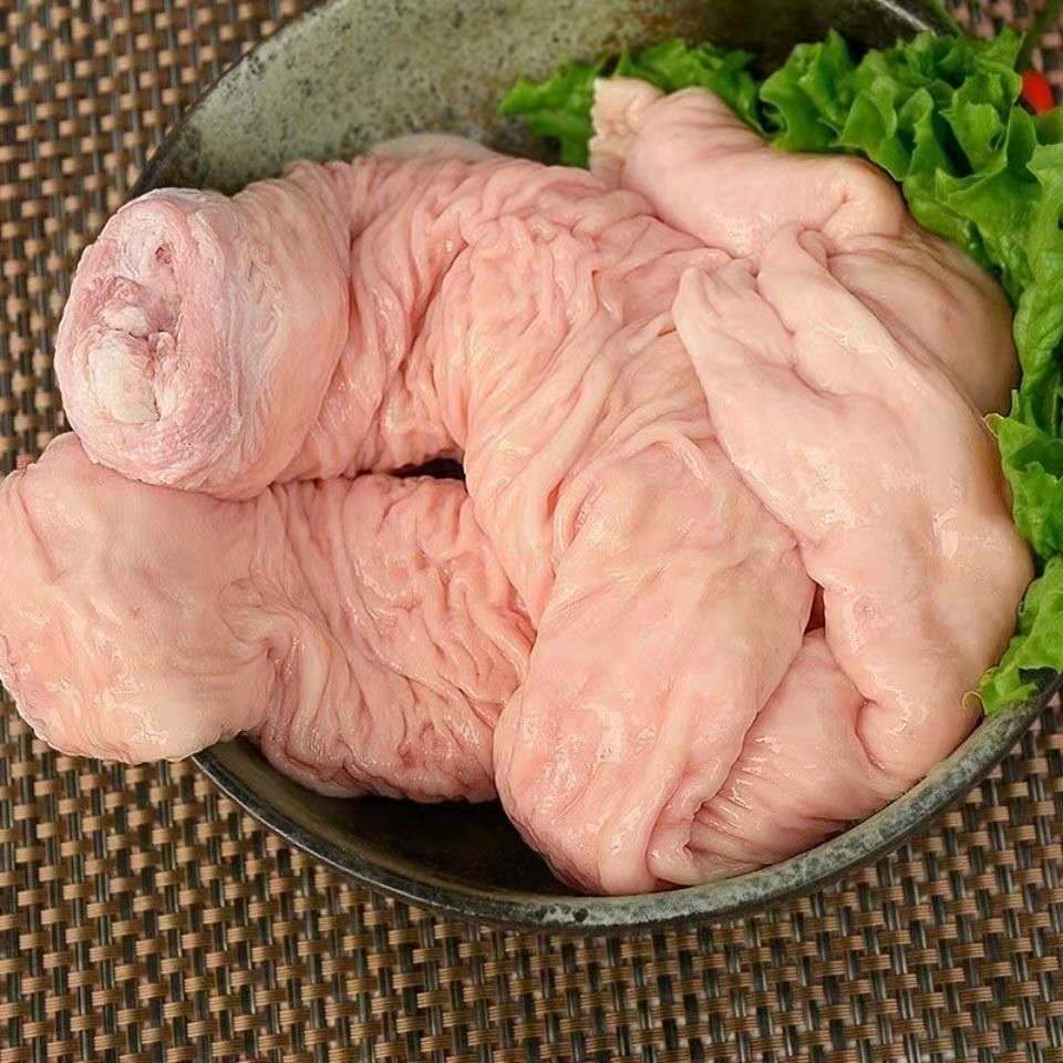 国产新鲜猪大肠肥肠头大肠圈2斤大肠头整根生大肠头猪小肠猪大肠 新鲜