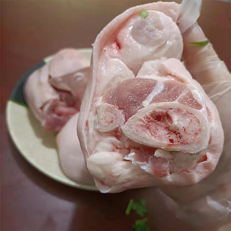 新鲜猪拐骨土猪生猪蹄猪脚圈新鲜猪蹄猪拐骨猪蹄块新鲜猪拐骨5斤