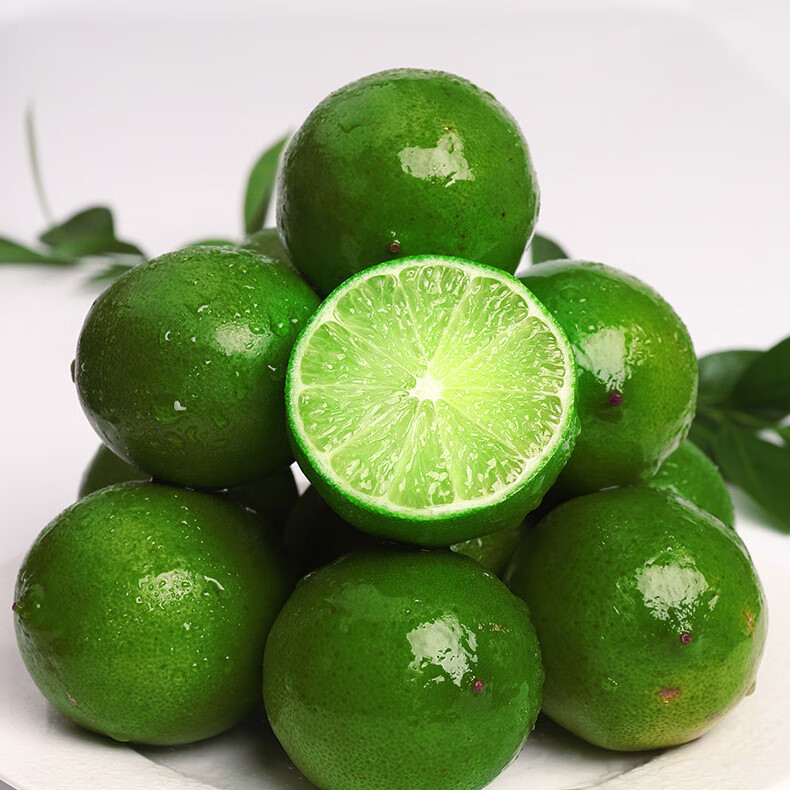 无籽青柠檬新鲜薄皮多汁当季金桔水果海南奶茶店水果整箱批发精选装8
