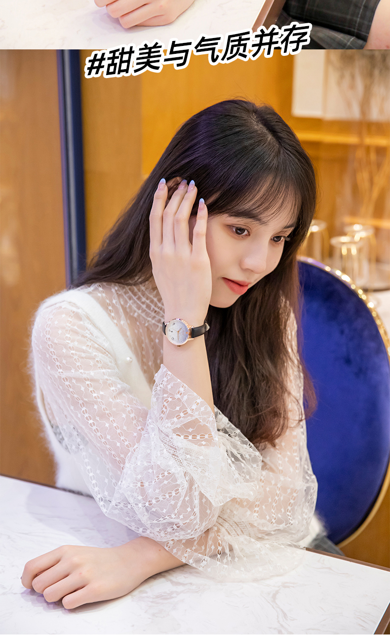 【京品优选】迪士尼(disney)手表女学生简约气质防水初中少女心潮流