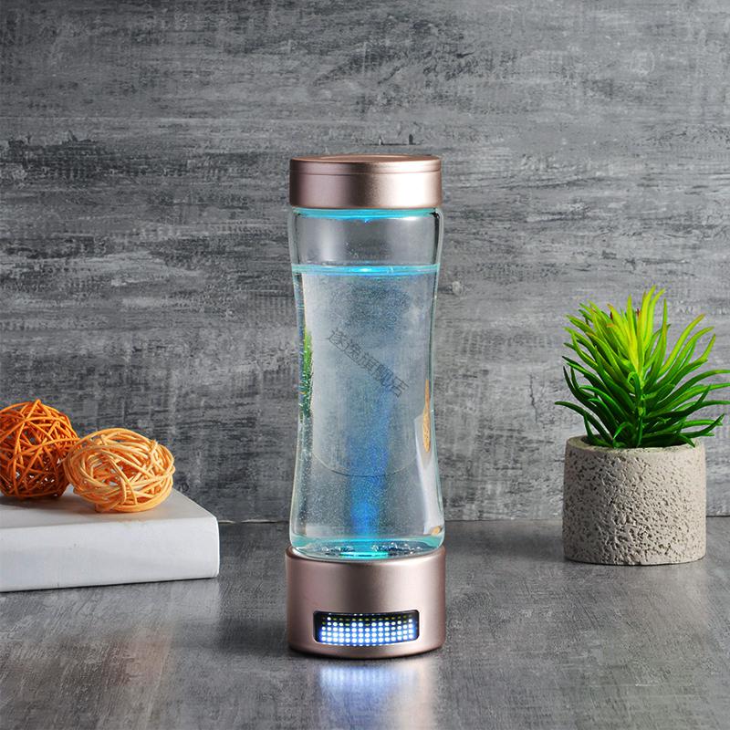 水素水杯电解氢小分子负离子日式健康养生耐热国产吸富氢水杯 卡金3用