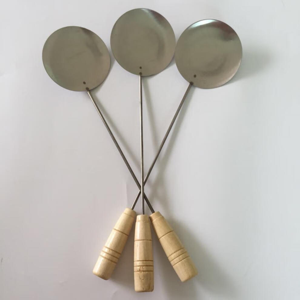 科赫德诺海蛎饼勺油饼工具葱油饼不粘勺虾饼模具不锈钢油炸果油炸工具