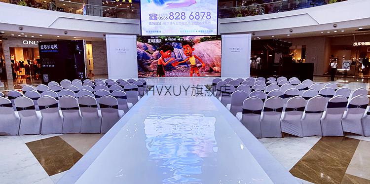 白色镜面地毯婚庆反光婚礼t台舞台双面加厚结婚一次性镜面纸走秀020超