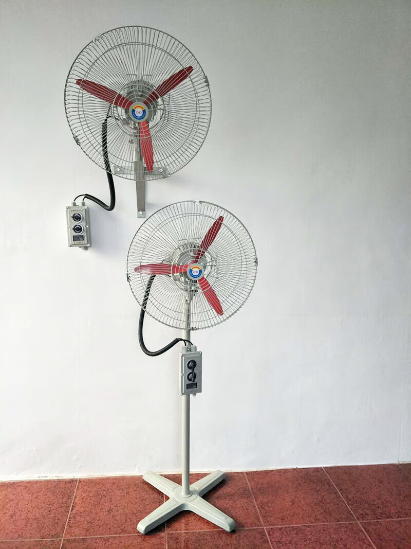 达达风范 工业防爆摇头扇壁扇fb/bts-500落地600排风扇750电风扇牛角