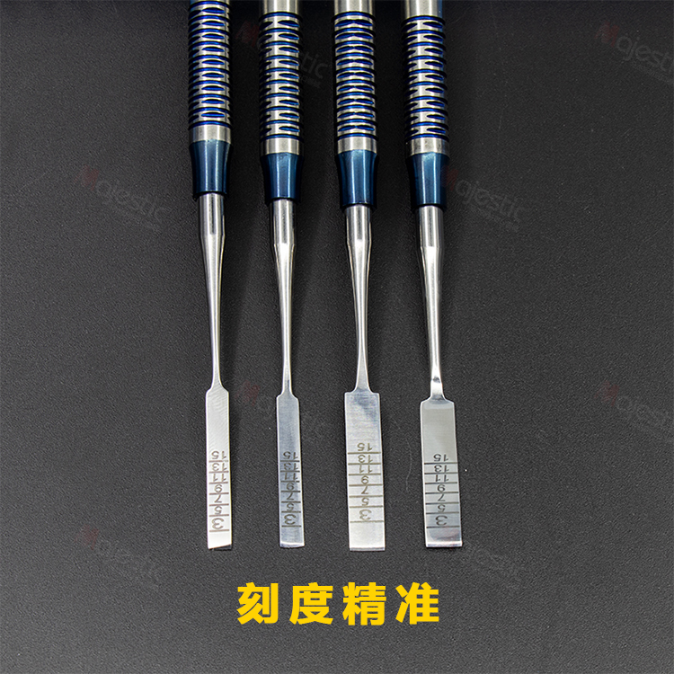 口腔用骨凿种植骨劈开器械牙釉质凿牙科工具带刻度牙齿开缝器设备 骨