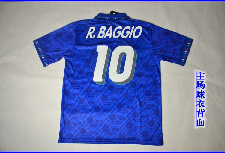 英格兰德国98巴乔贝克汉姆c罗葡萄牙短袖球衣蓝色上衣巴雷西6号s