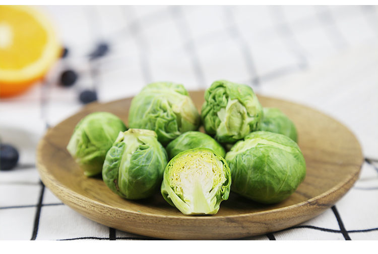 新鲜孢子甘蓝迷你小包菜卷心菜抱子包子球芽甘蓝菜芽1500g