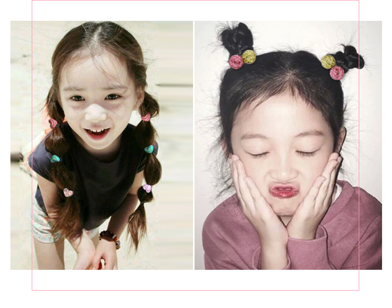 摩亚杰卡儿童皮筋头绳发饰扎小揪揪发圈宝宝头饰女童小女孩公主可爱