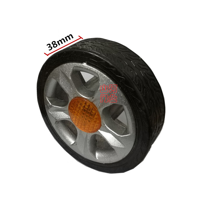 电动伸缩门驱动轮大门前轮机头主动铝芯直径120收缩通用耐磨轱辘内孔