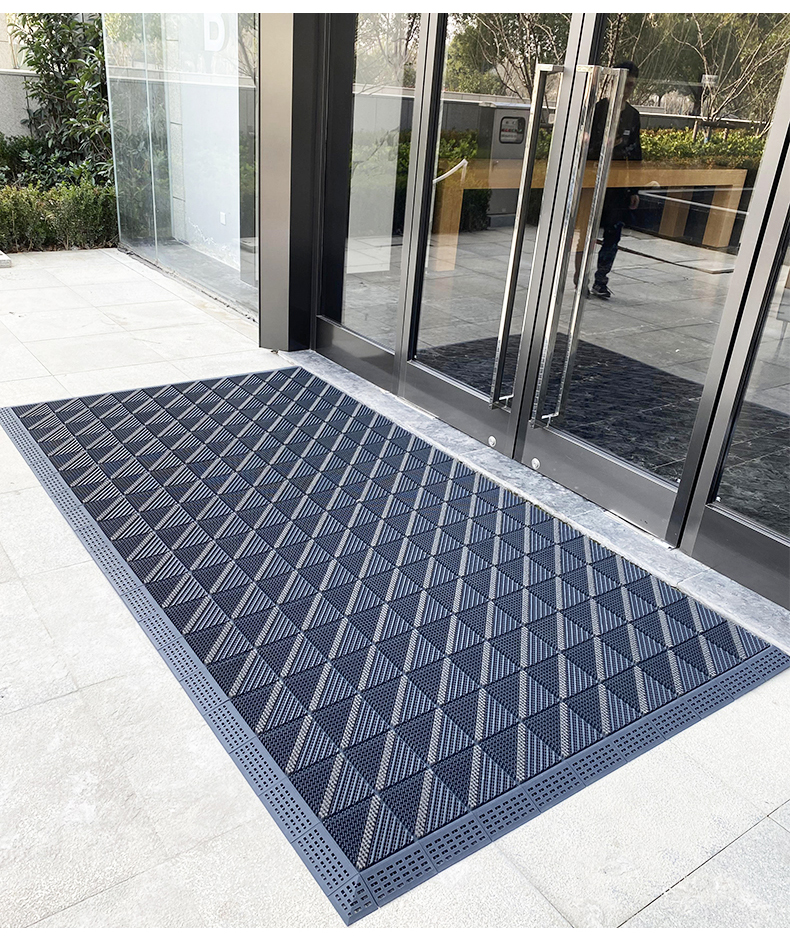 室外防滑地垫门口防滑垫入户门脚垫酒店户外门垫进门防水商用 诚至-红