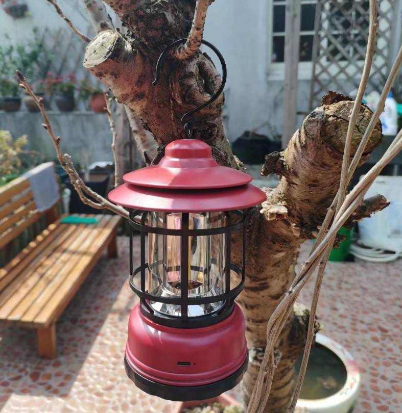 复古小马灯充电 北欧风格野营灯复古式野营灯野营欧美风格马灯新式