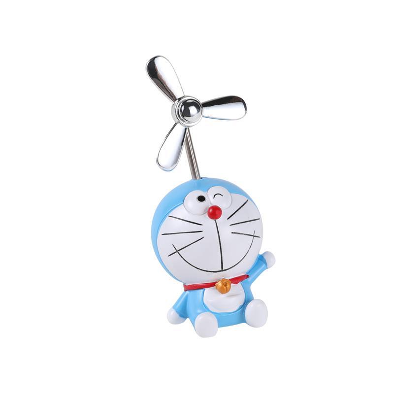 出风口 不刺鼻好闻有运费险】车载香水香薰可爱创意螺旋桨机器猫汽车