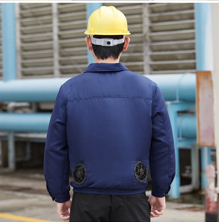 带风扇的衣服工人工地充电制冷电焊工劳保男工作服干活穿的衣服劳动服