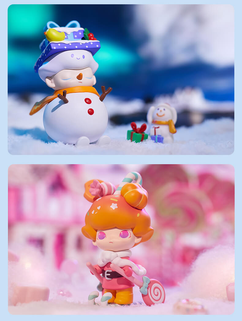 popmart泡泡玛特dimoo2020年圣诞系列盲盒· 糖果 保证,一经售出不退