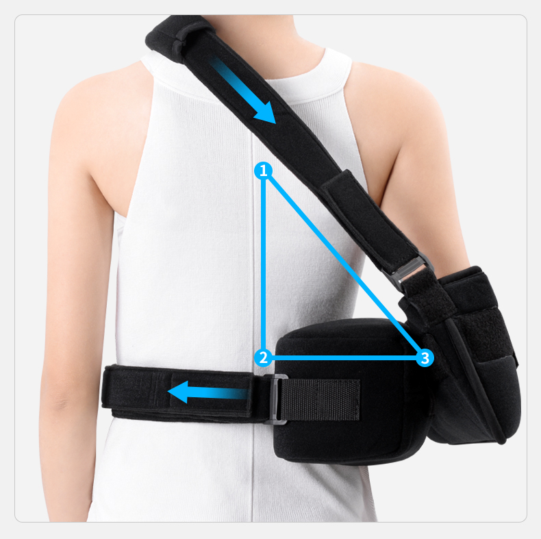 肩关节固定支具冠爱肩关节外展枕支具肩袖损伤固定肩膀脱臼康复支具