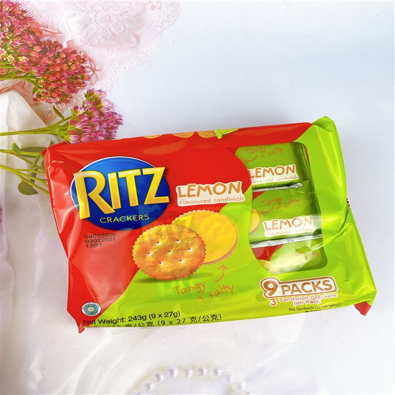 网红香港特产进口零食乐之ritz巧克力夹心饼干休闲办公室小吃巧克力味
