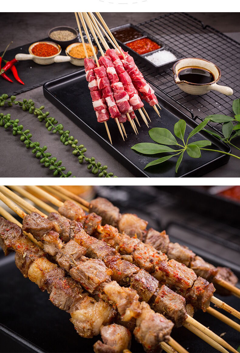 徐州散养小山羊新鲜直达烧烤五花原味烧烤羊肉串鲜琛觅30串小山羊羊肉