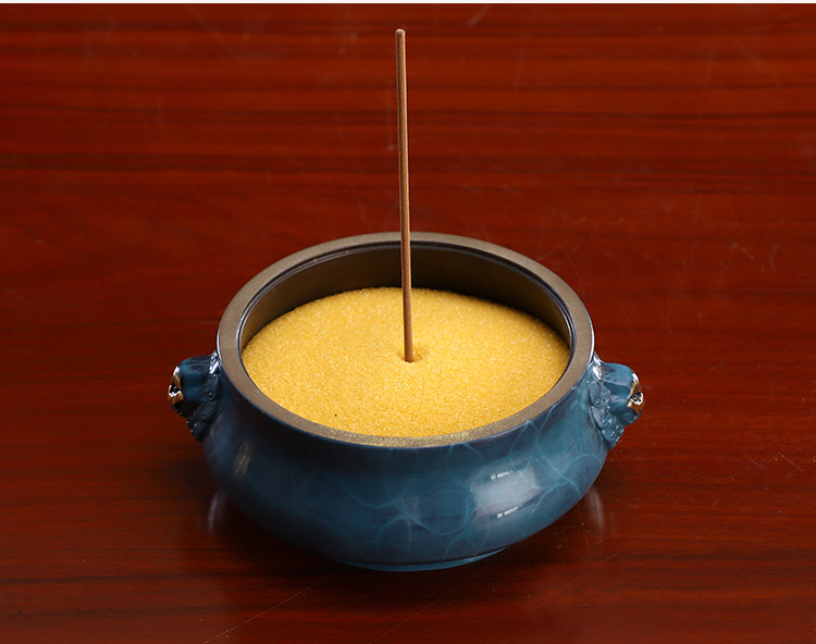 香炉金沙 插香沙金玉明沙香灰供佛上香供奉填香炉金沙金刚明砂佛具