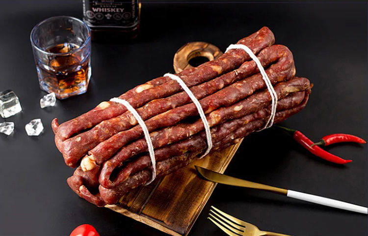 哈尔滨风干肠香肠 红肠酒味即食腊肠东北特产风味肉干下酒菜250g 风干