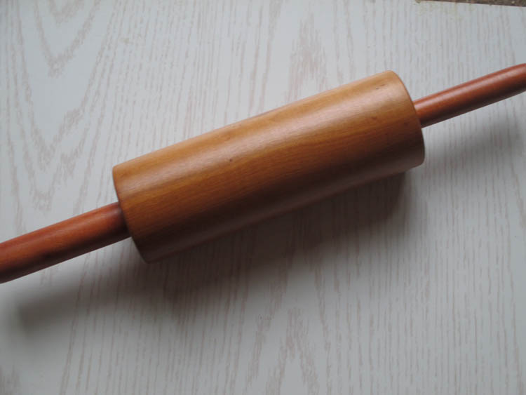 擀面杖 枣木走锤,枣木木通锤枣木轴锤枣木滚轴按摩 蓝小号【图片 价格