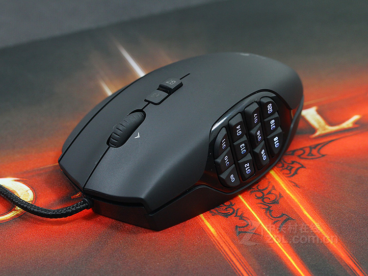 官方京品㑩技(logitech)g600mmo办公moba游戏鼠标宏按键编程rgb背光