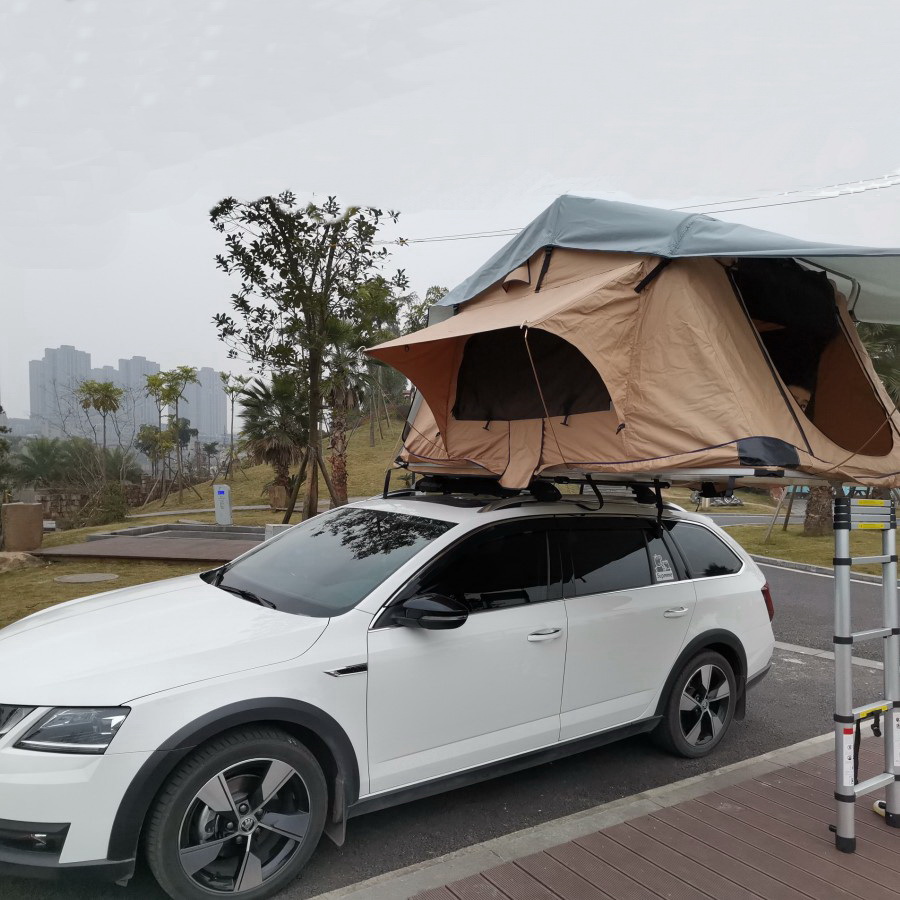 【自驾游车顶帐篷】车载侧边帐篷房车天幕防雨棚自驾游露营离地车顶