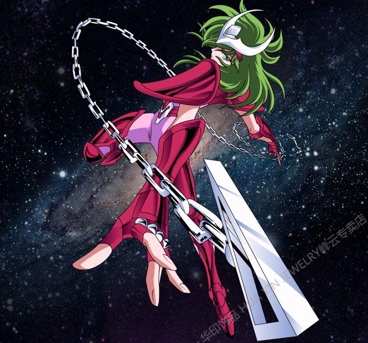 仙女座瞬戒指cos动漫指环925纯银男女生日情侣对戒 圣斗士瞬戒指(可