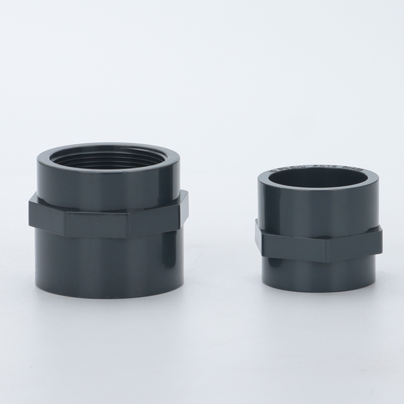 pvc内丝直接 upvc给水管化工管件内牙直接内螺纹直通丝扣接头pn16