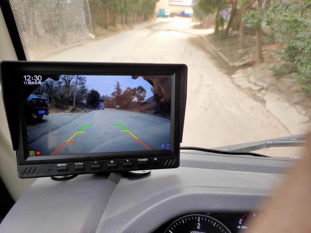 10寸【四路】监控声控 货车超清倒车影像【无内存卡】【图片 价格