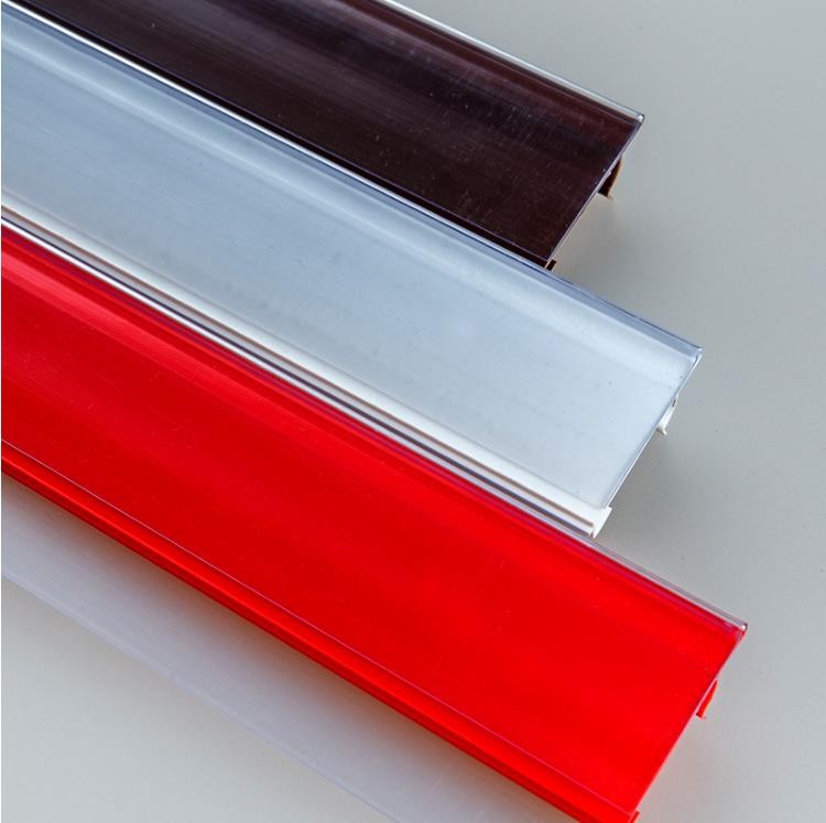 超市货架塑料条标签条标价条价签条货架卡条价格条外卡卡槽条白色1185