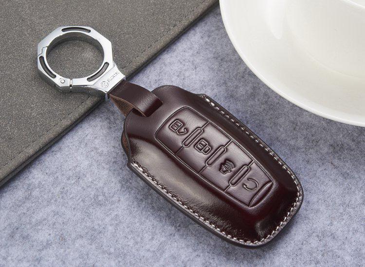 适用于长城炮钥匙套头层牛皮专用201920款炮皮卡车遥控套改装钥匙包炫