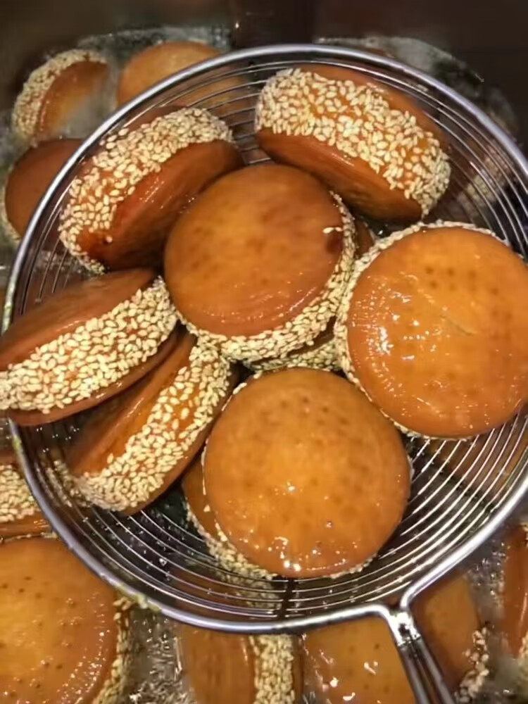 南瓜饼老式油炸正宗传统手工糕点早餐代餐零食甜点休闲食品 老式油炸