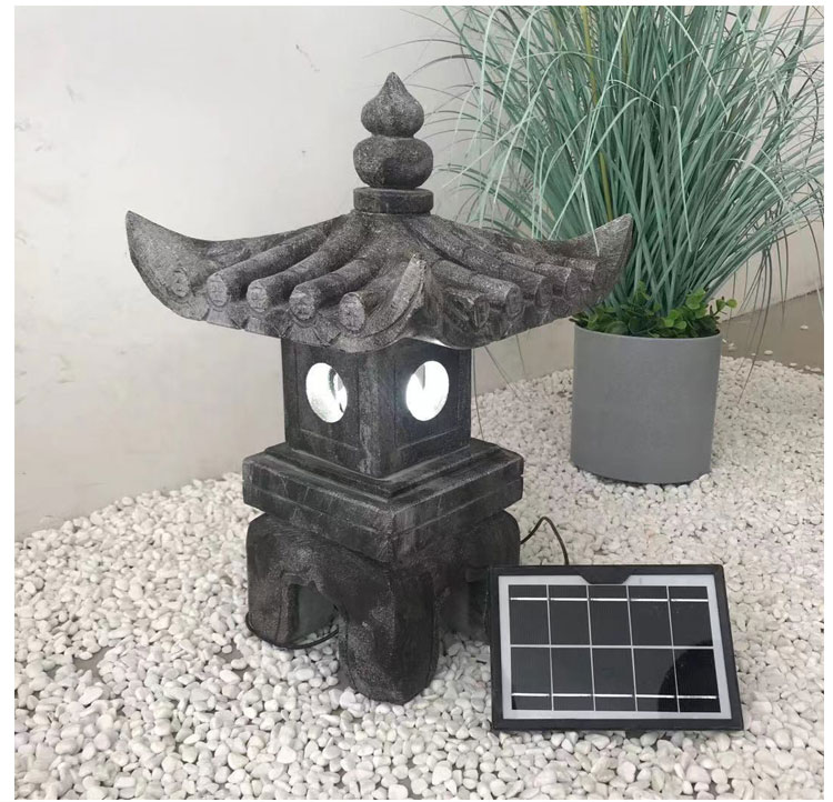 一木代传石灯笼日式庭院石灯中式户外草坪灯青石仿古电石灯禅意石雕