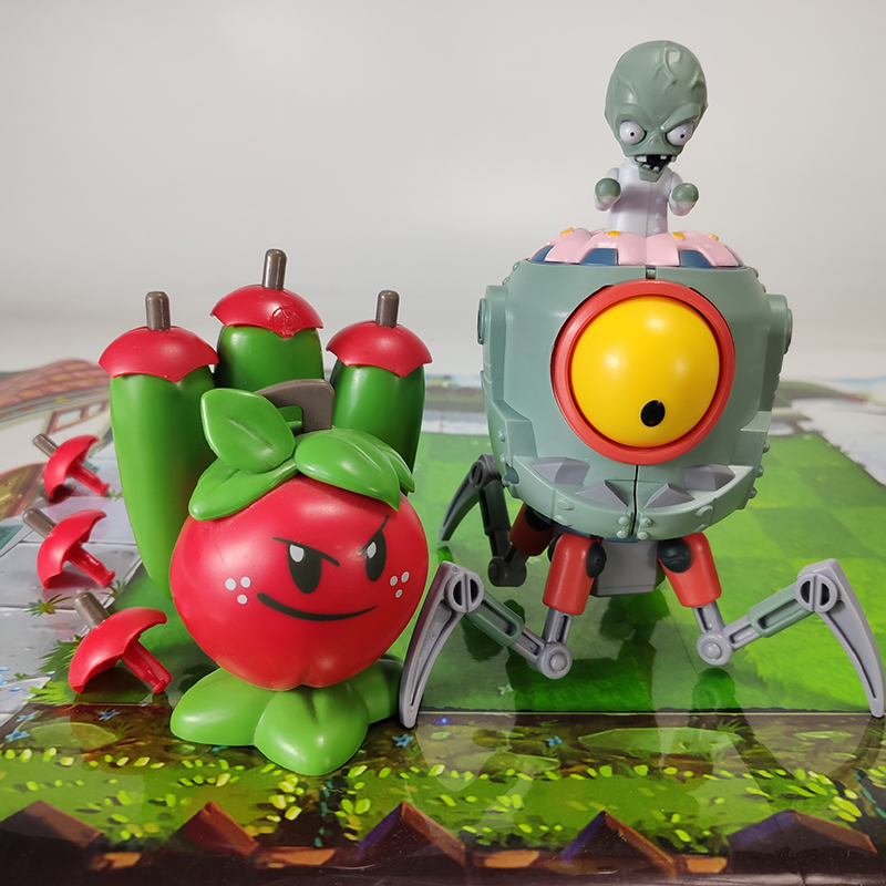 高 科悍(kenhan)植物大战僵尸玩具大号苹果迫击炮可发射炮弹未来僵尸