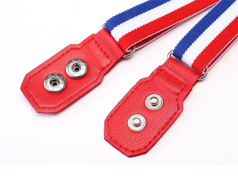 roronoa儿童松紧腰带防过敏无痕百搭牛仔裤带小学生幼儿园隐形男女童