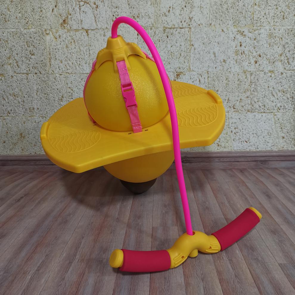 跳跳球儿童感统器材健身蹦蹦球运动体育训练厚手柄跳跳球弹跳球青蛙跳