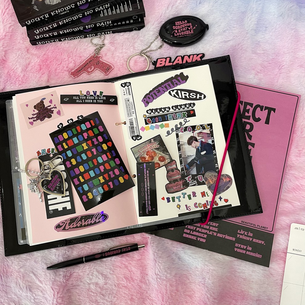 black/pink手帐单皮【图片 价格 品牌 报价】-京东