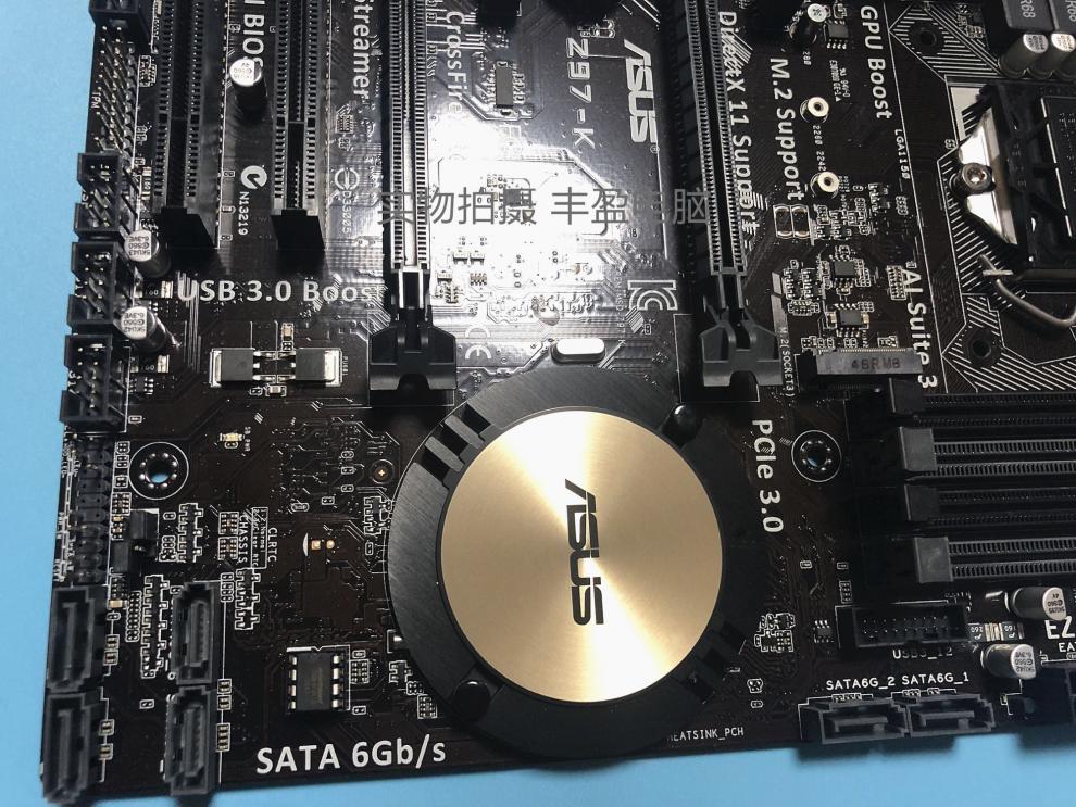 z97主板/华硕 z97-k r2.0支持4代cpu z97-a pcie可转8个sata 深蓝色