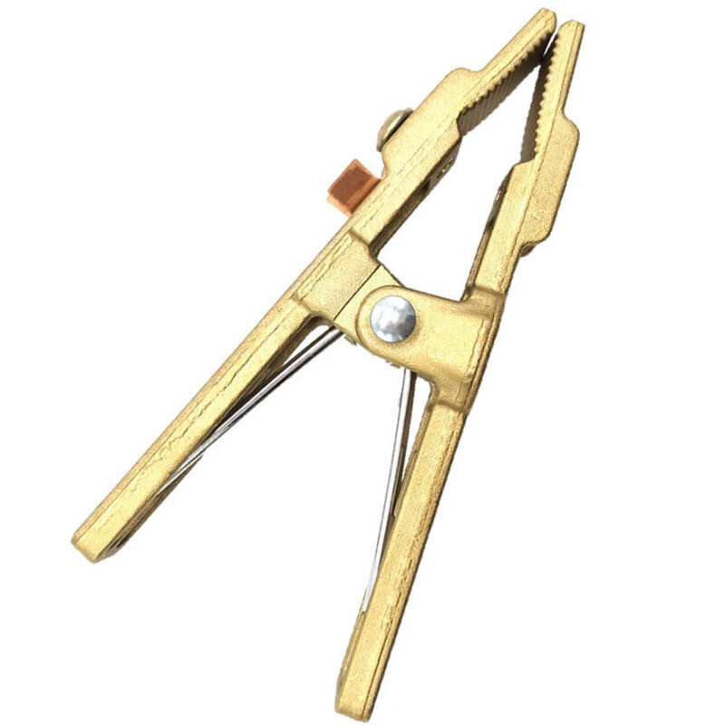 全铜500a接大功率电焊氩弧焊机旋转接地钳cg型鳄鱼黄铜地线钳500a