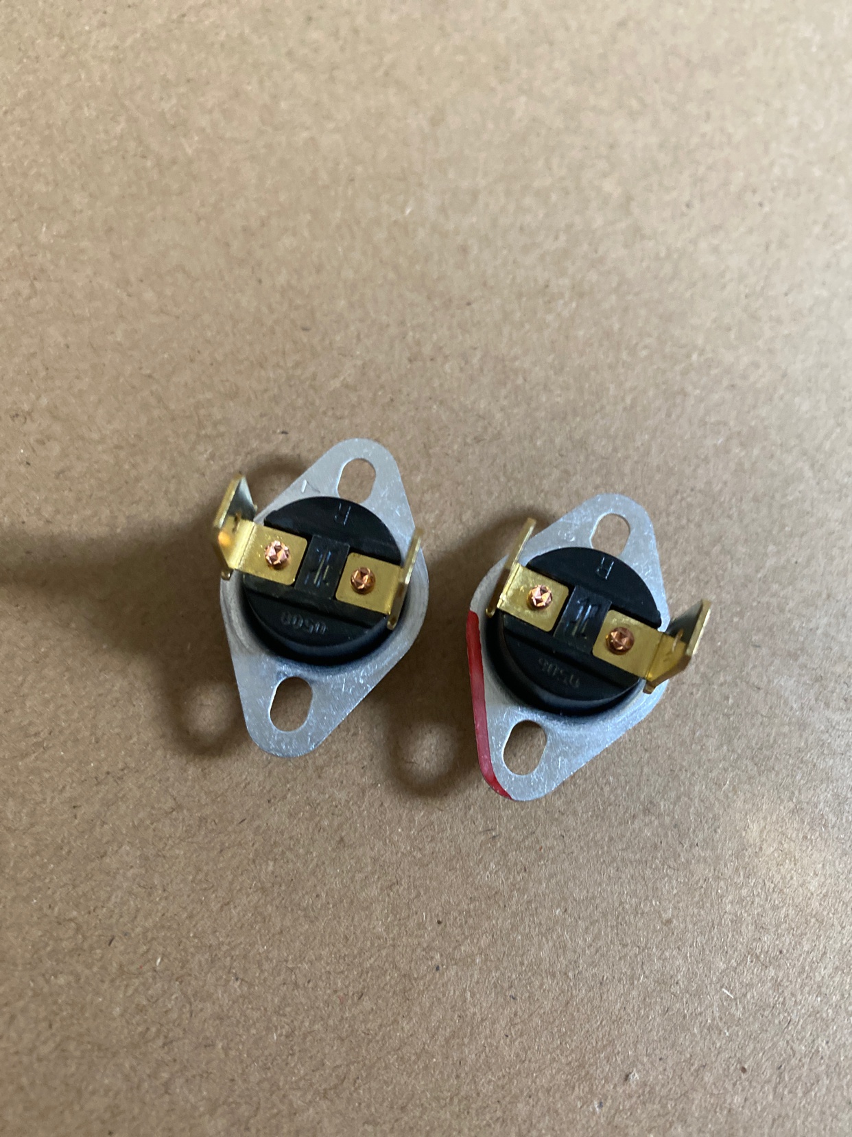 定制饮水机温控器感温开关通用配件双重保护防干烧一对8595十件起拍10