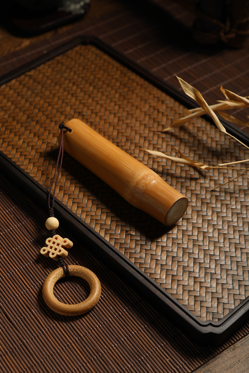 2022新款竹节玉竹把件精品级玉竹实心竹把件手把件文玩竹子把玩件竹节