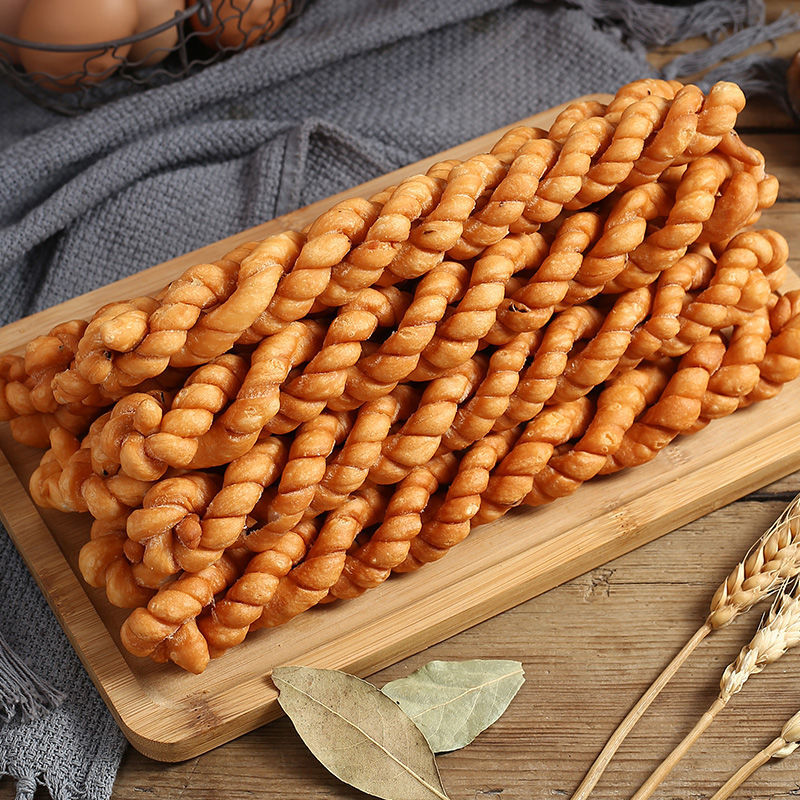 麻花手工麻花椒叶咸味酥脆香20根40根老式麻花 40根手工麻花【图片