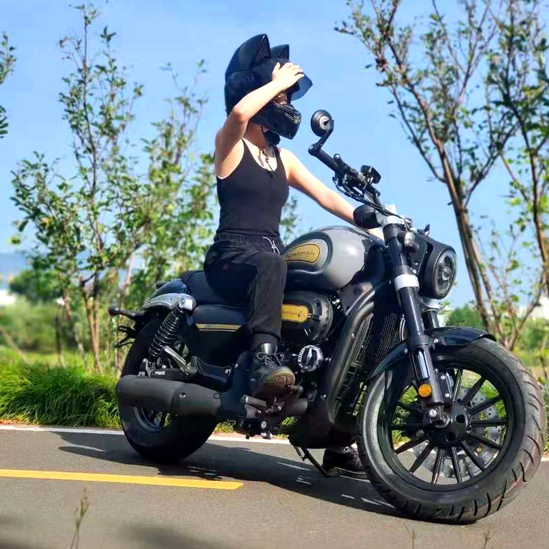 2021珠峰华鹰安吉拉300摩箭v300巡航太子摩托车复古太子机车国四电喷