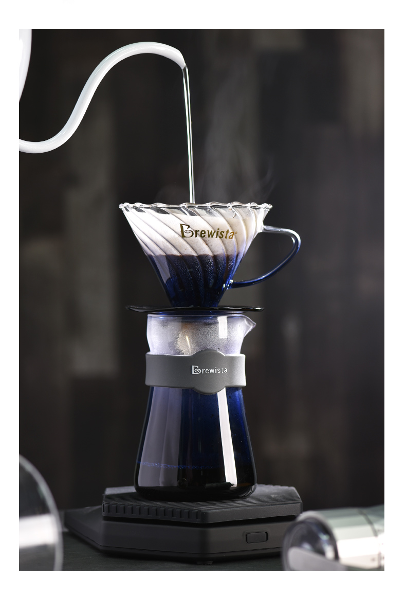 brewista手冲壶 brewista耐热玻璃手冲咖啡分享壶滴滤式咖啡家用带