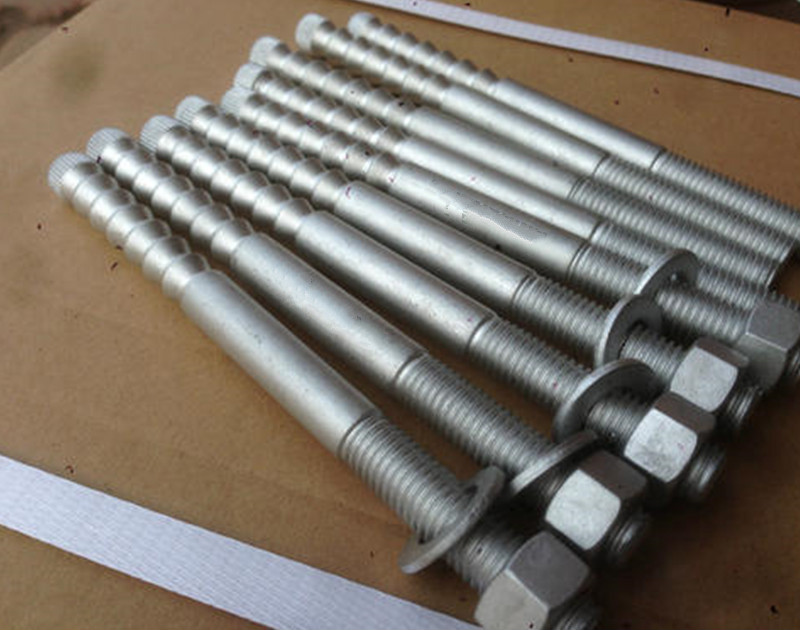 国标倒锥形锚栓高强度定型螺栓特殊膨胀化学螺丝m10m12m16m20m24 m24*