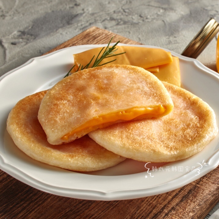 韩国原装进口芝士糖饼400克糯米糖饼原料糯米糍粑煎饼粉 苹果酱味糖饼