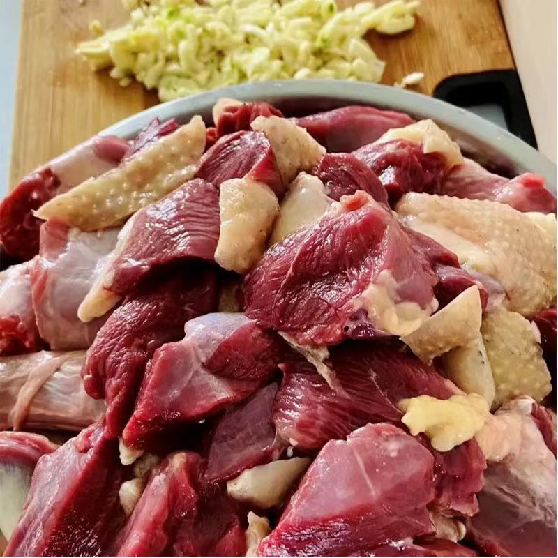 新鲜9斤大鹅现杀大白鹅整只鹅鹅肉老鹅雁鹅坏单包赔 2只前猪蹄库存不