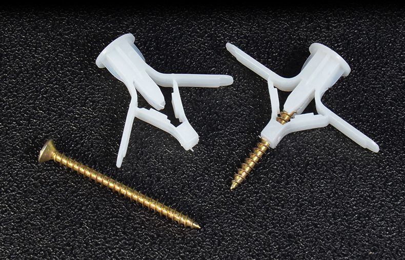 飞机胀管石膏板膨胀管塑料涨栓蝴蝶型自攻胀塞胶塞空心砖膨胀螺丝蝴蝶